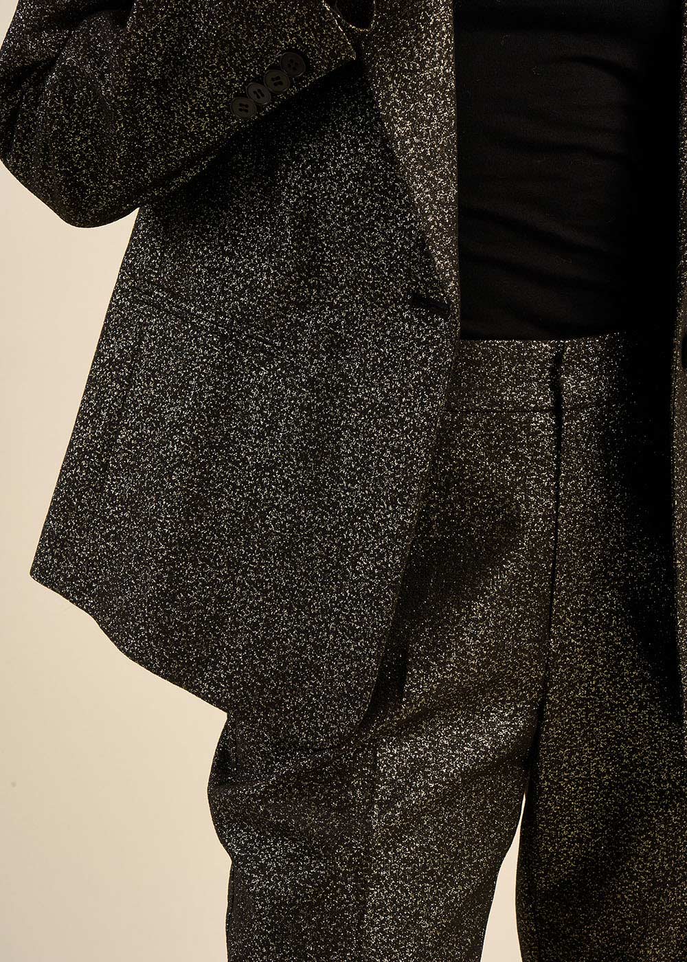 Veste de tailleur jacquard mouchetée - Sud Express - 4 - Sud Express