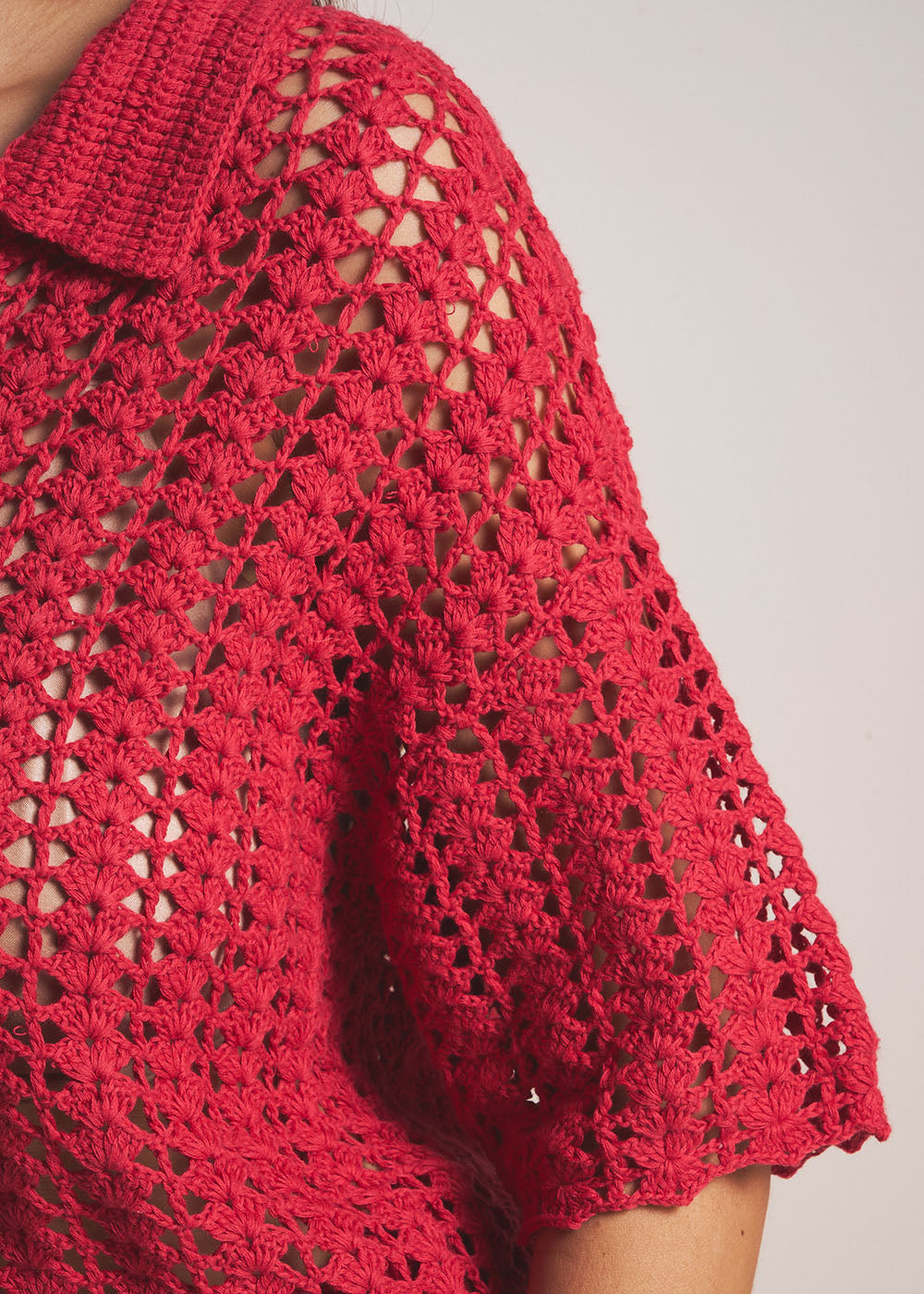 Gilet crochet boutonné - Sud Express - 6 - Sud Express
