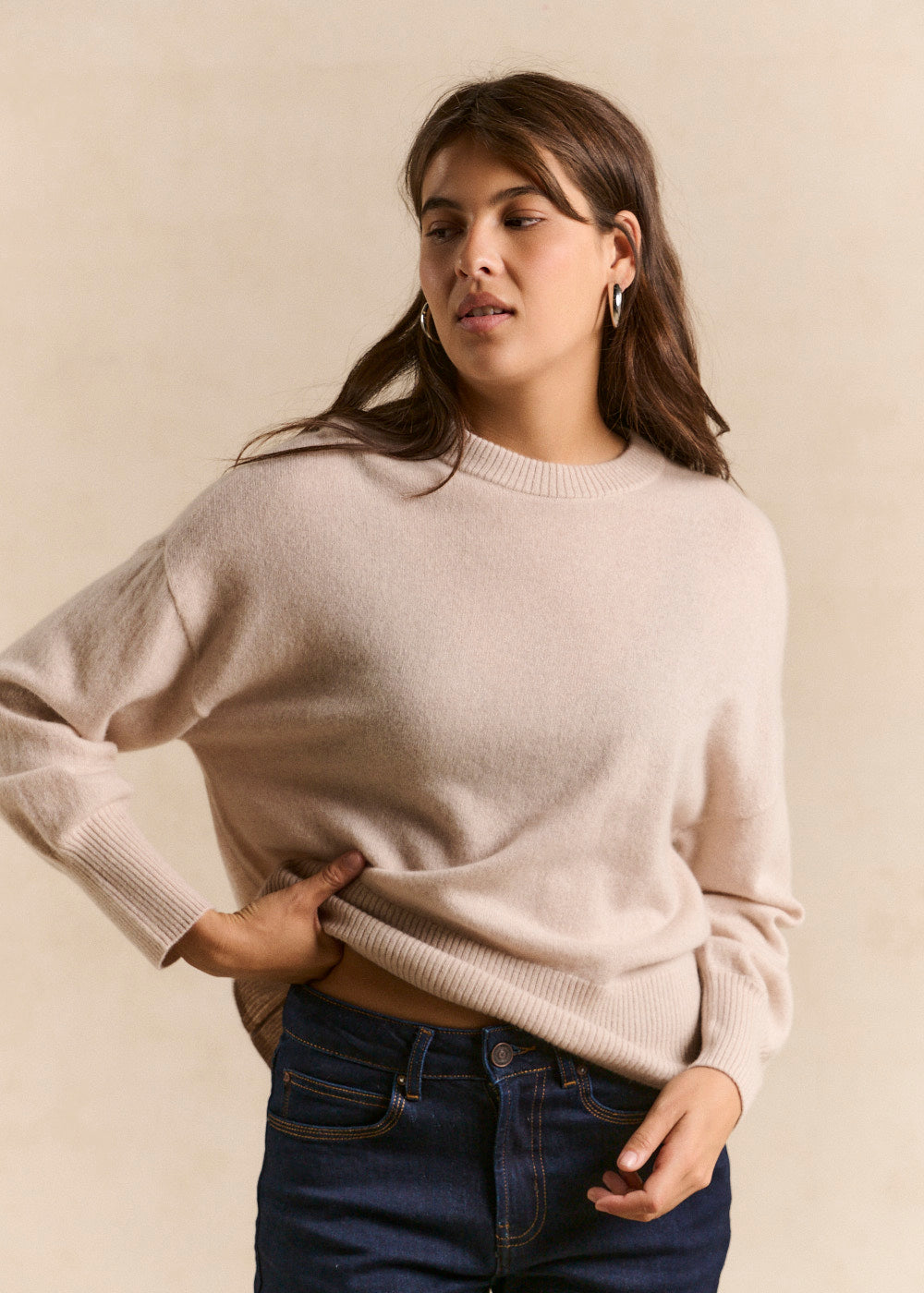 Pull cachemire coupe ample - Sud Express - 4 - Sud Express