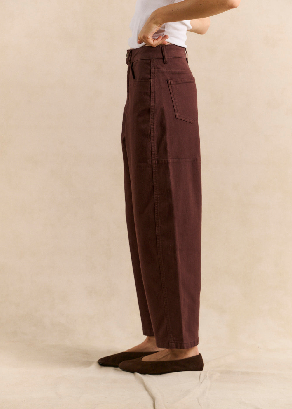 Pantalon coupe boule cinq poches - Sud Express - 3 - Sud Express