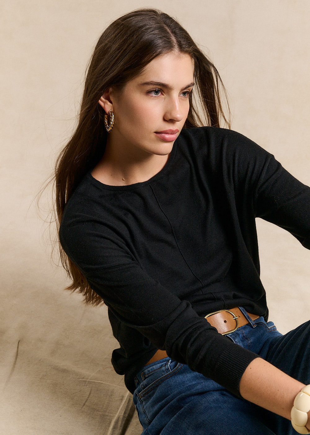 MANONA Pull col bateau oversize - 2 - Sud Express - Sud Express
