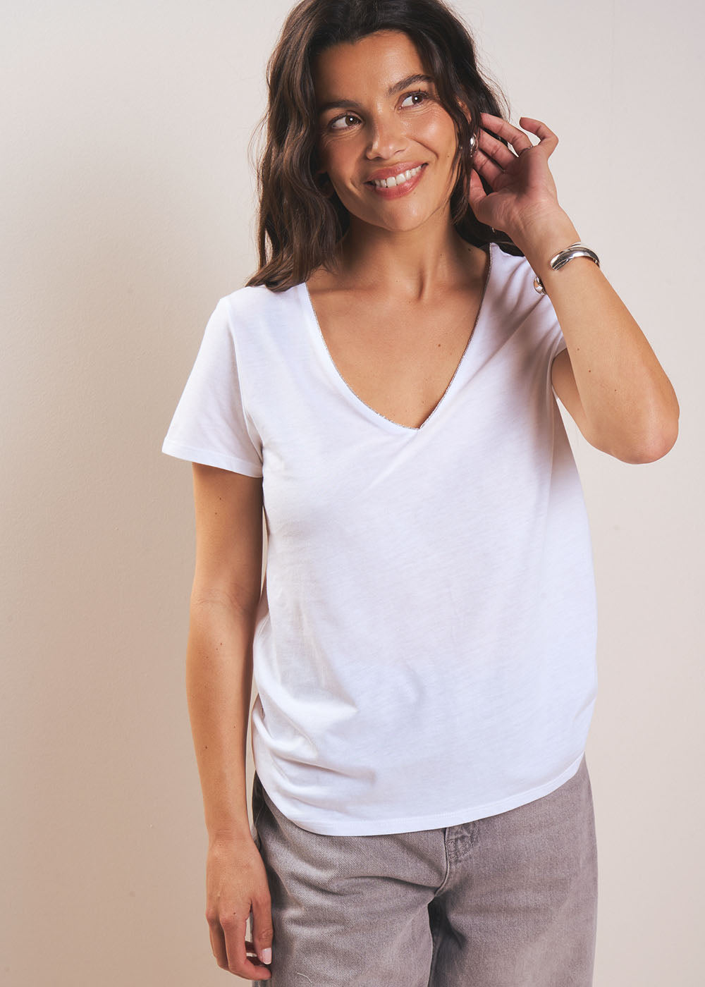 T-shirt col V - Sud Express - 5 - Sud Express