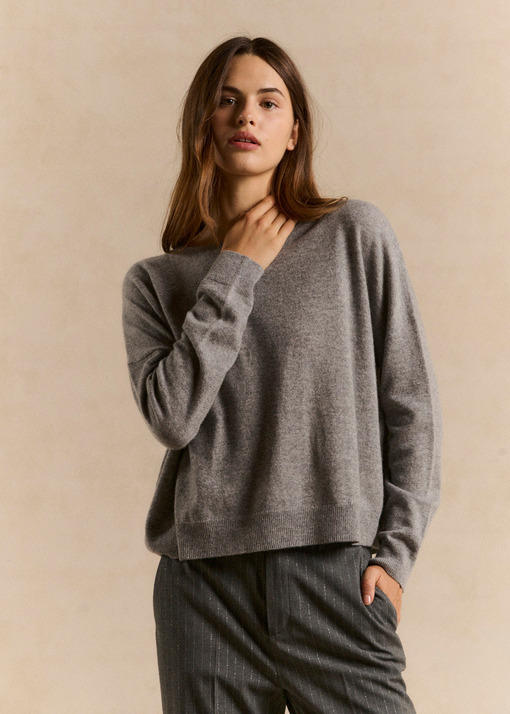 MONAE 100% cashmere sweater - 1 - Sud Express - Sud Express