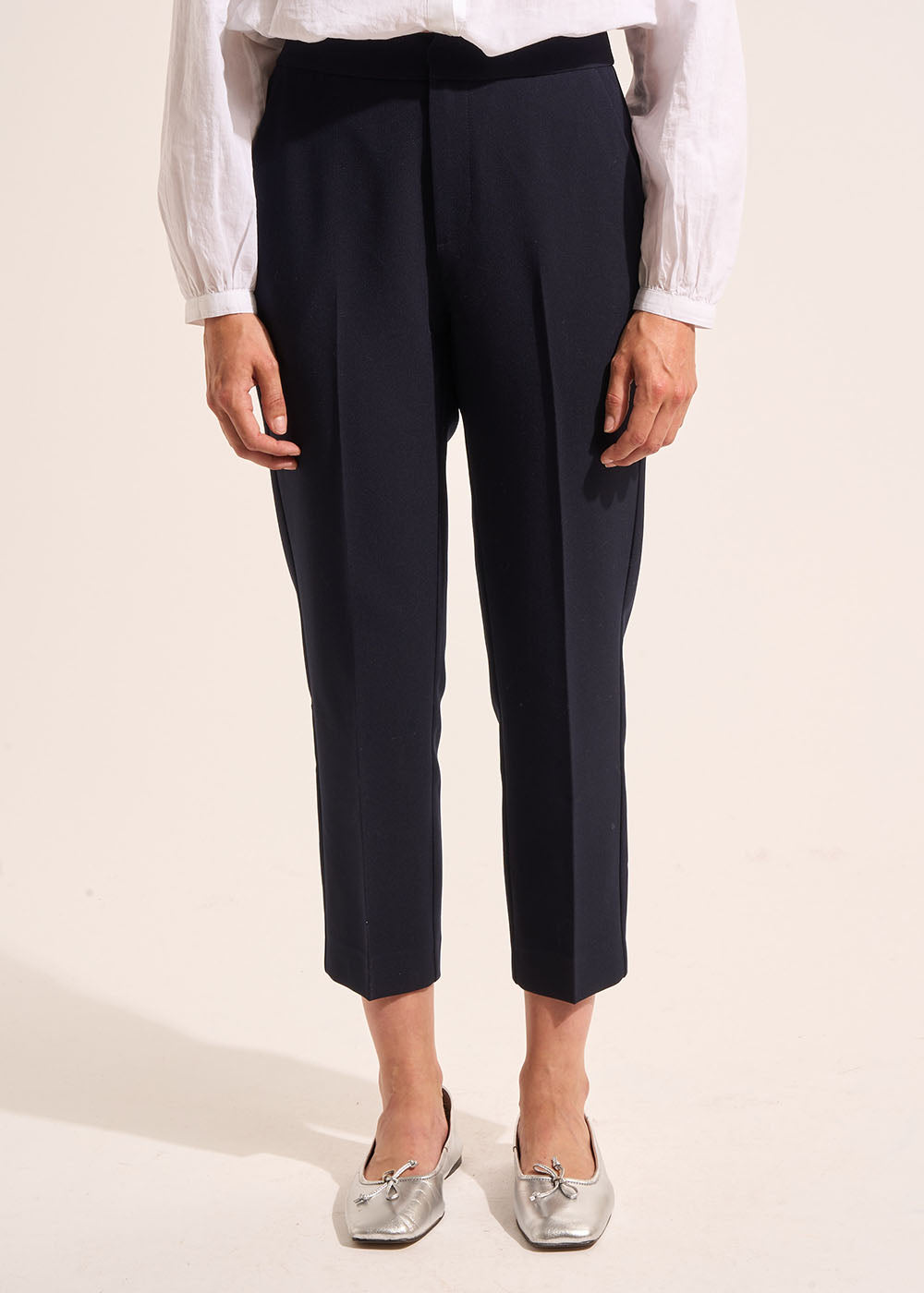 Pantalon fuselé à taille élastiquée - Sud Express - 2 - Sud Express