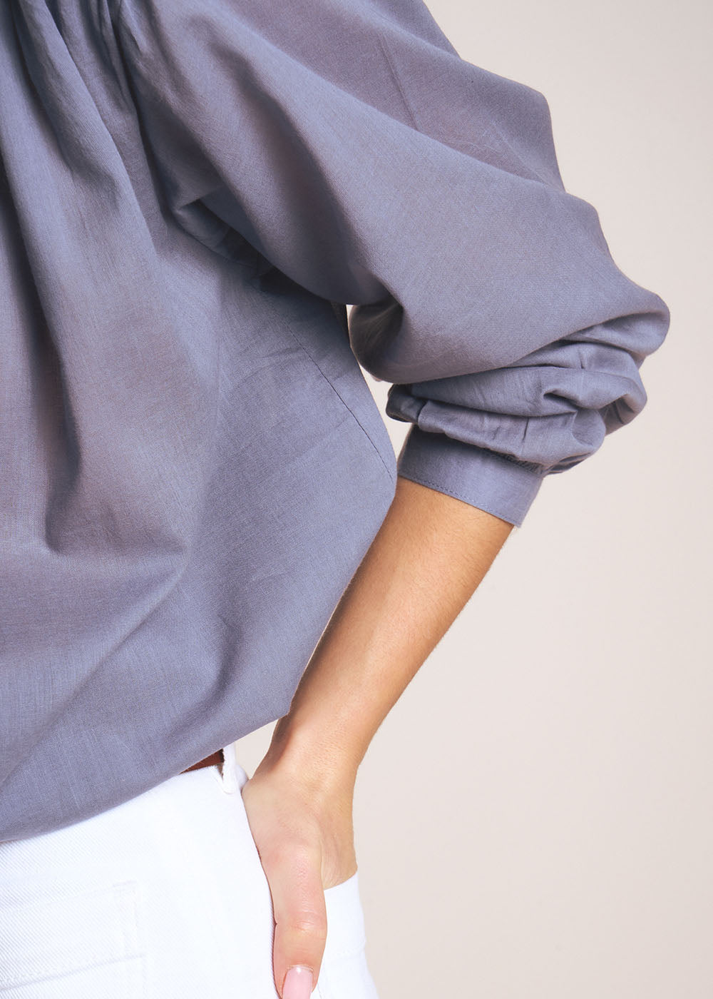 Blouse légère en voile de coton - Sud Express - 4 - Sud Express