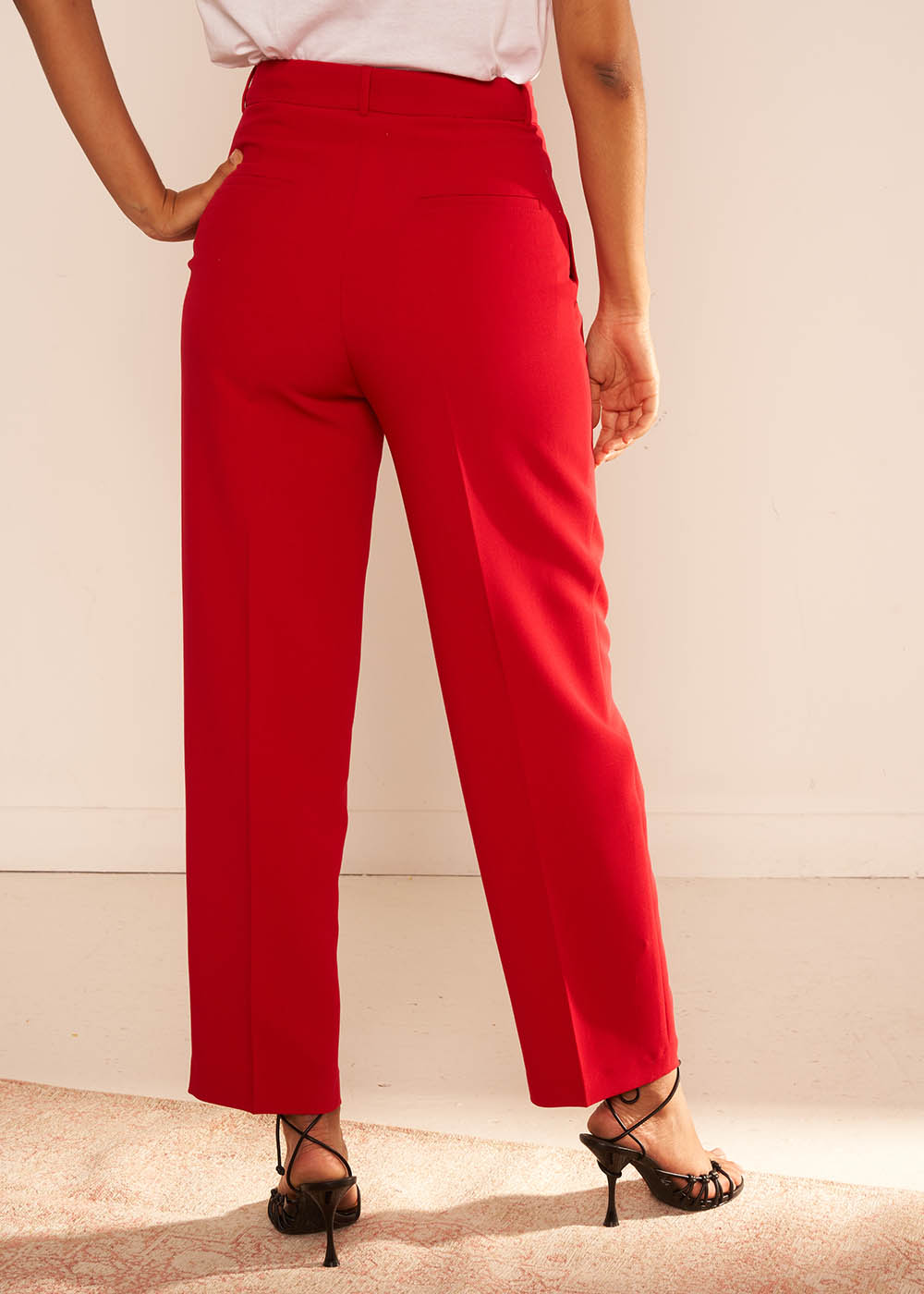 Pantalon tailleur taille haute - Sud Express - 3 - Sud Express