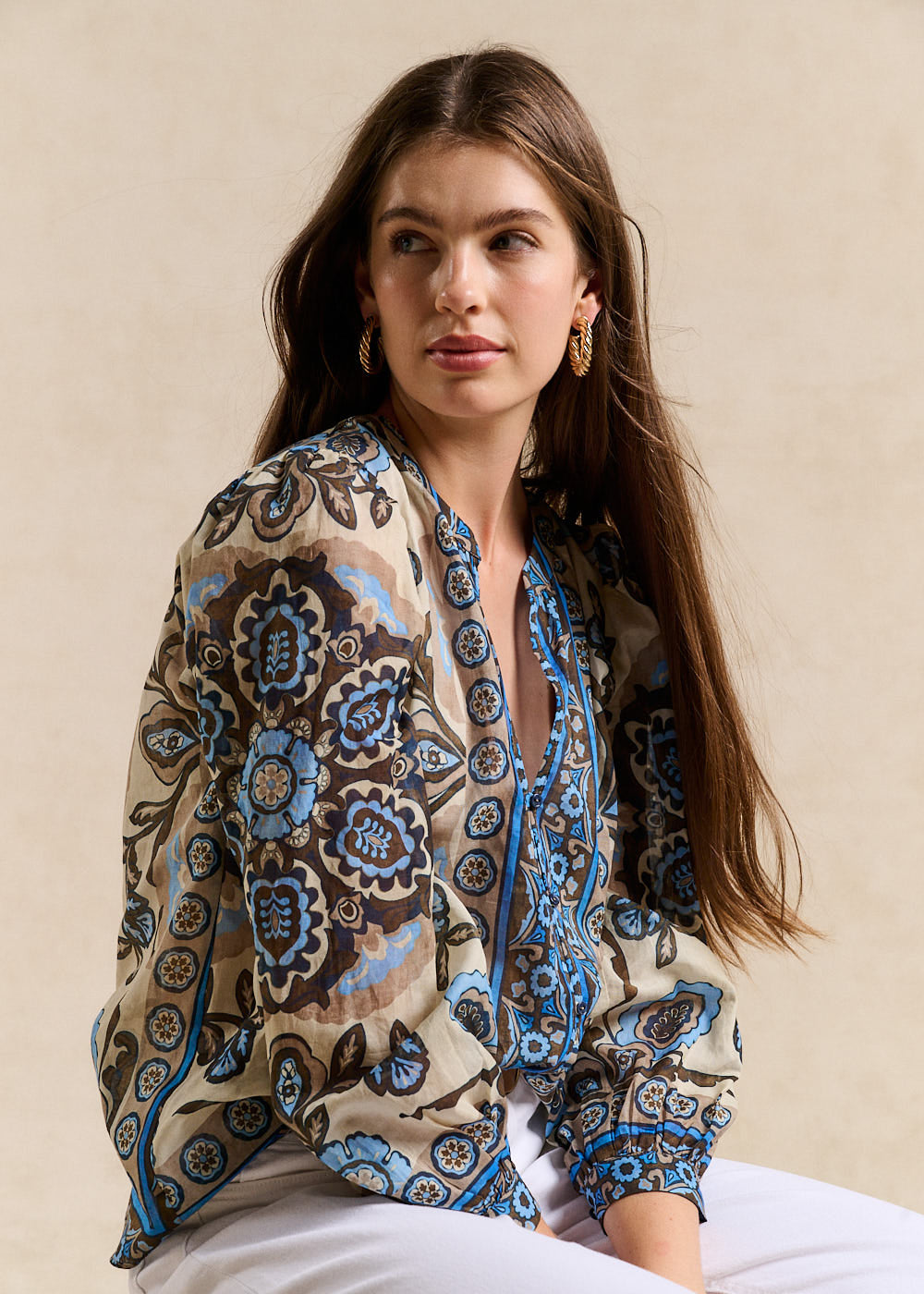 COOPER Chemise imprimé floral - 1 - Sud Express - Sud Express