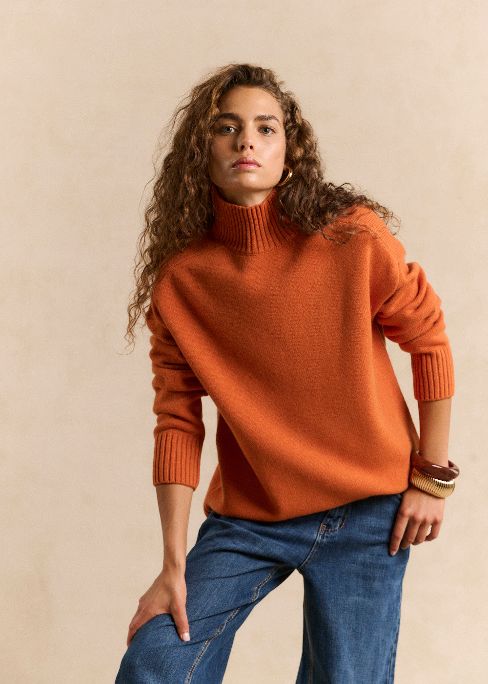 Pull laine col montant - Sud Express - 5 - Sud Express