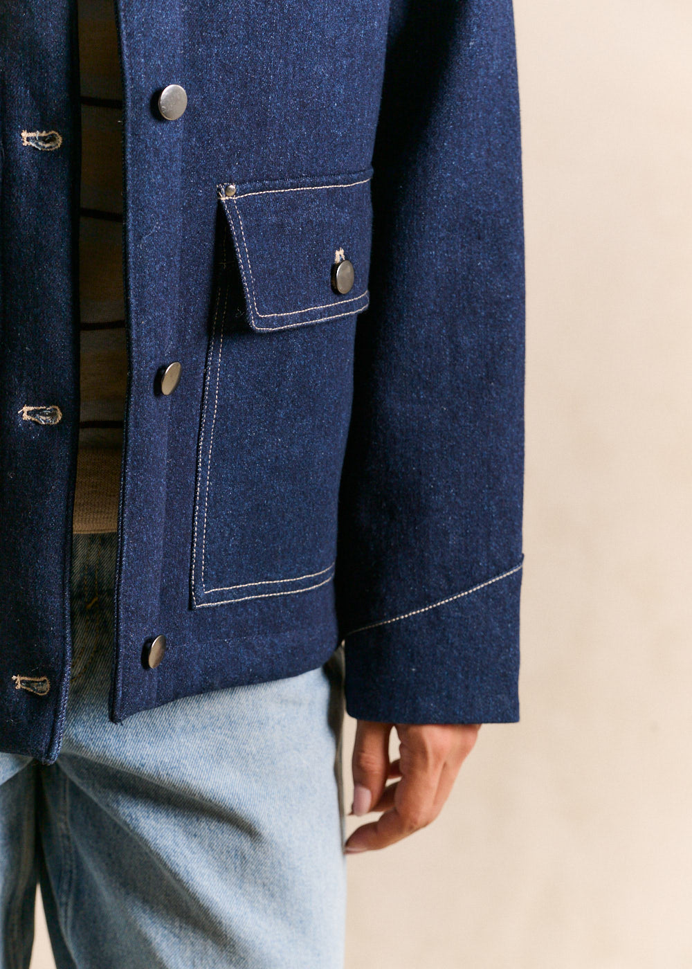 Blouson jean brut - Sud Express - 4 - Sud Express