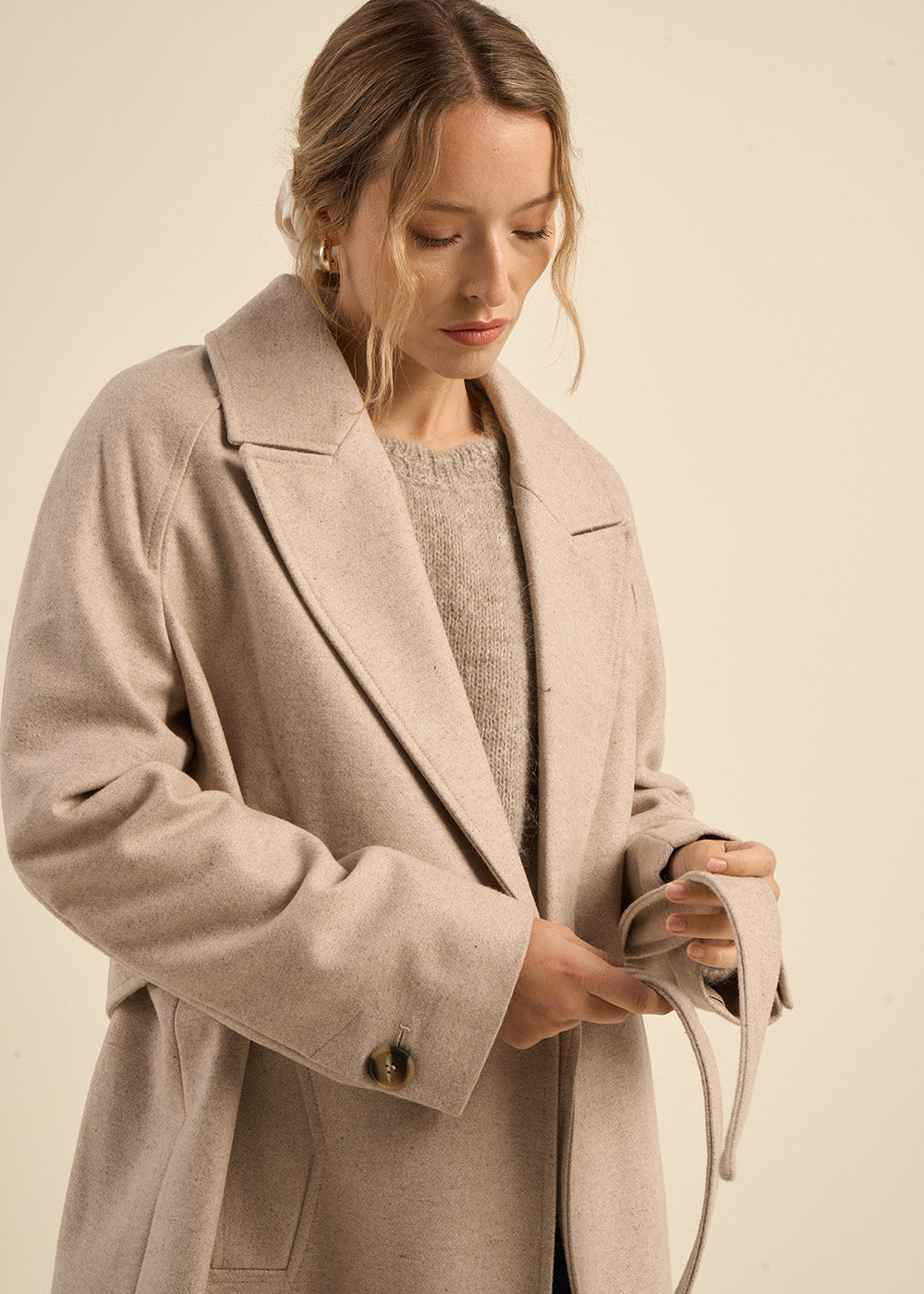 Manteau long ceinturé - Sud Express - 6 - Sud Express