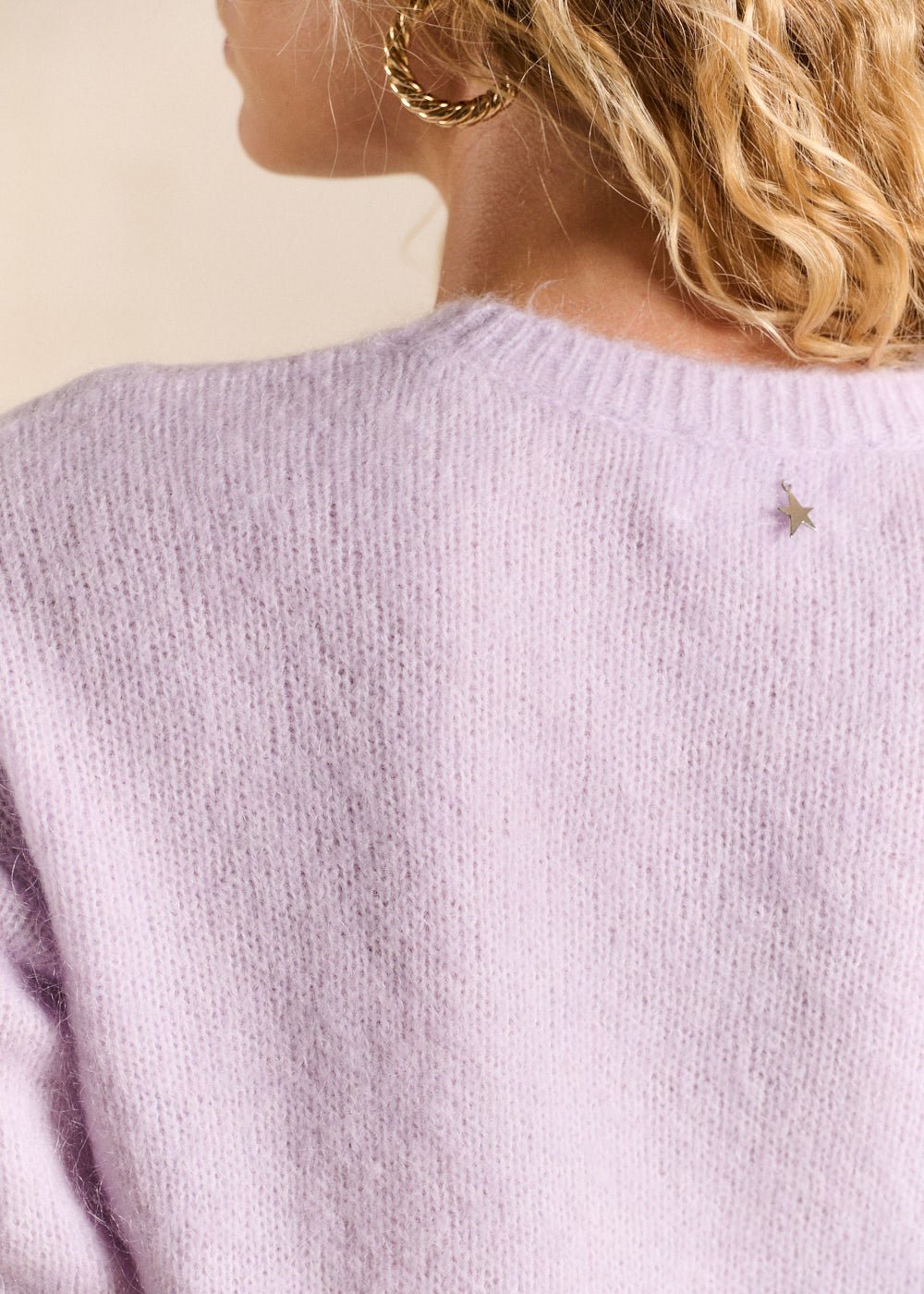 Pull col rond en mohair manches longues - Sud Express - 2 - Sud Express