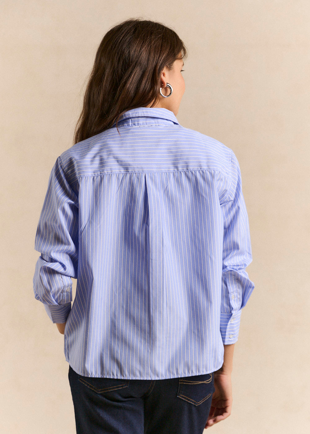 Chemise rayée ornée de strass - Sud Express - 3 - Sud Express