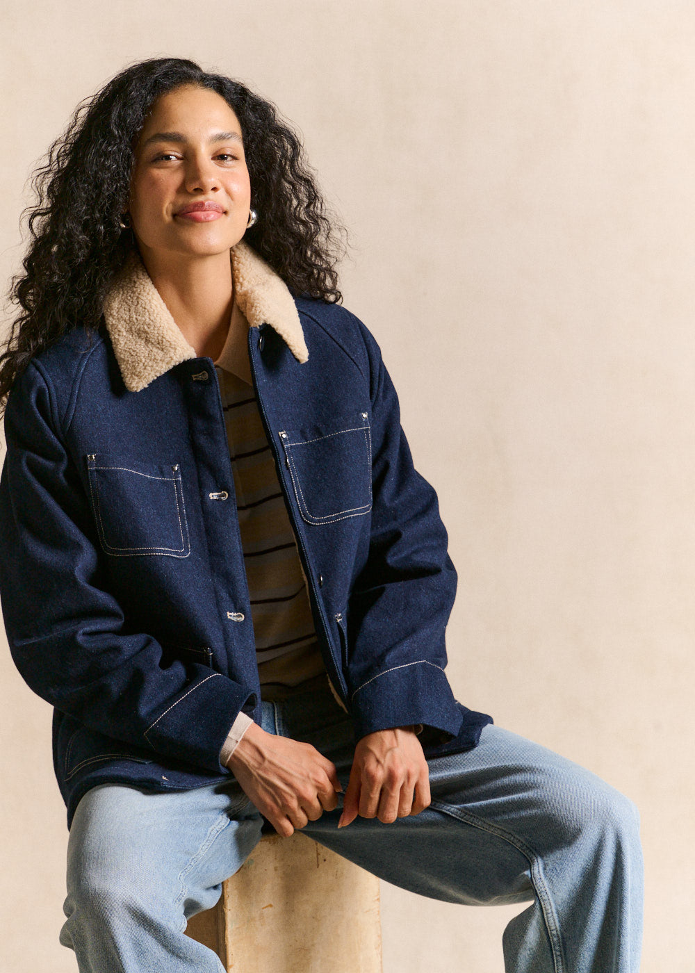 Blouson jean brut - Sud Express - 5 - Sud Express