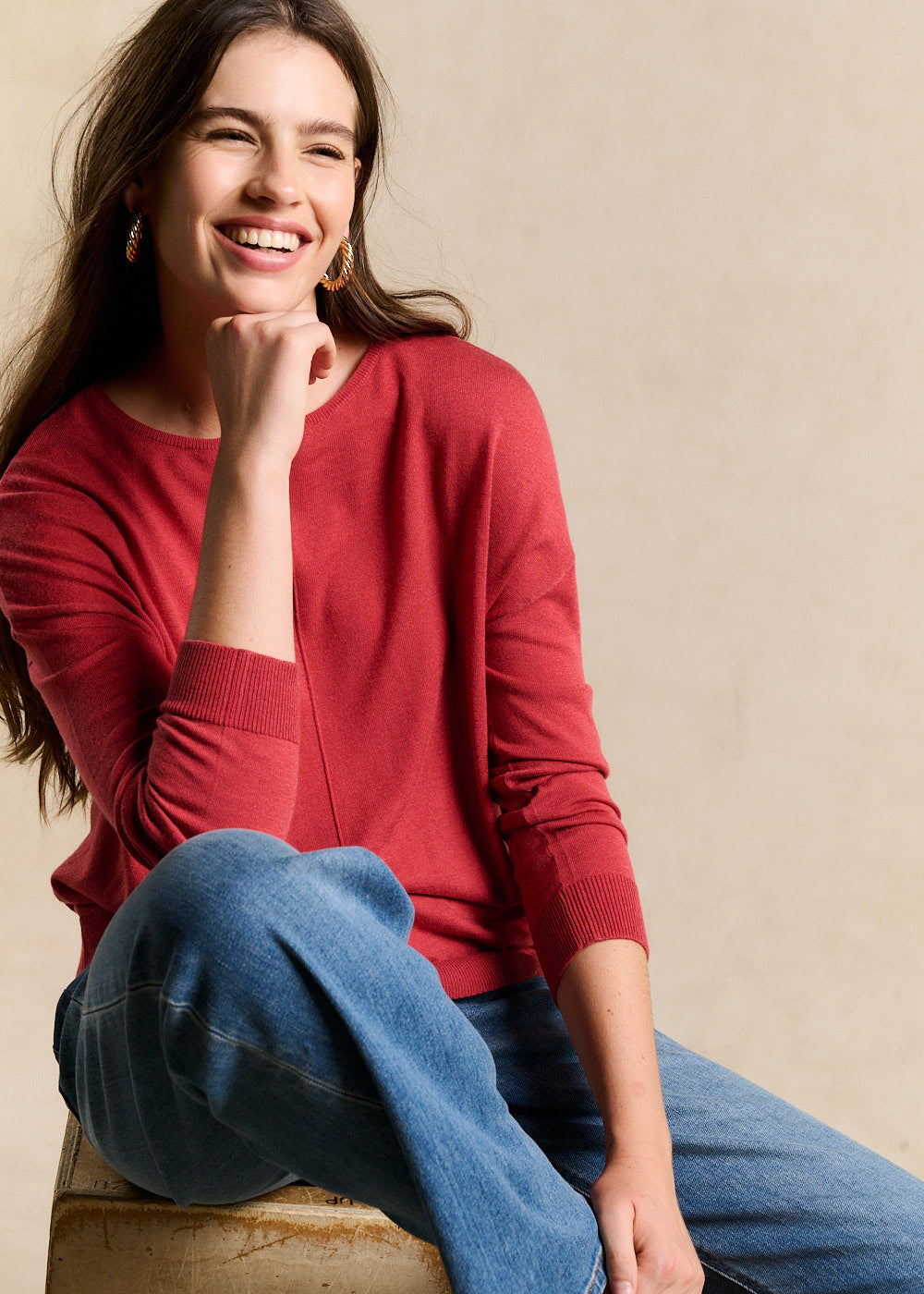 MANONA Pull col bateau oversize - 4 - Sud Express - Sud Express