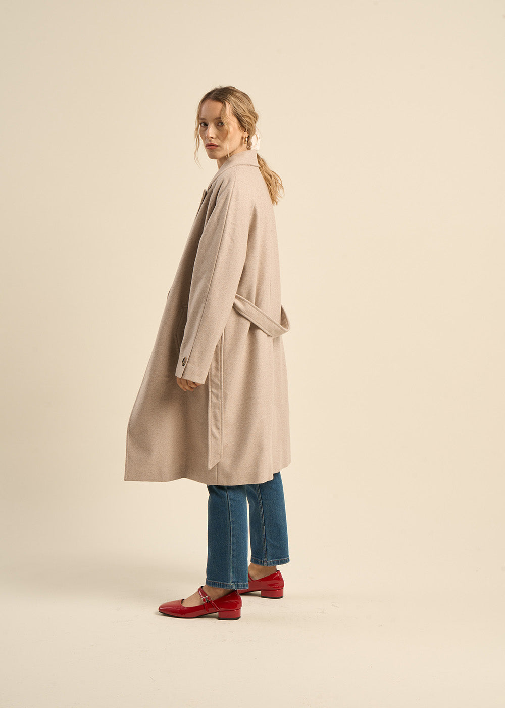 Manteau long ceinturé - Sud Express - 4 - Sud Express