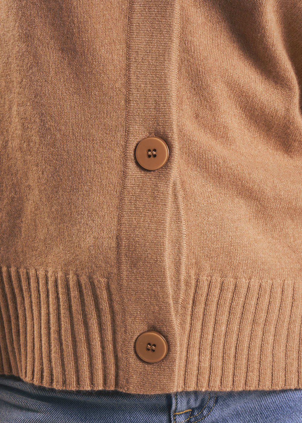 Gilet ample avec col V en cachemire - Sud Express - 2 - Sud Express