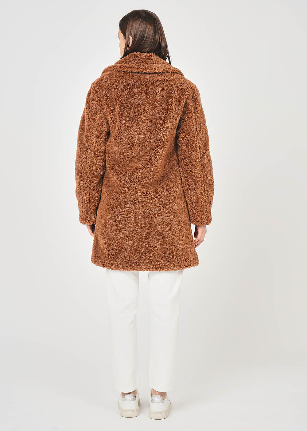 Manteau mi long en fausse fourrure - Sud Express - 3 - Sud Express