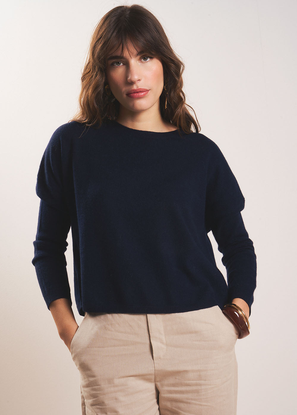Pull col bateau 100% cachemire - Sud Express - 5 - Sud Express