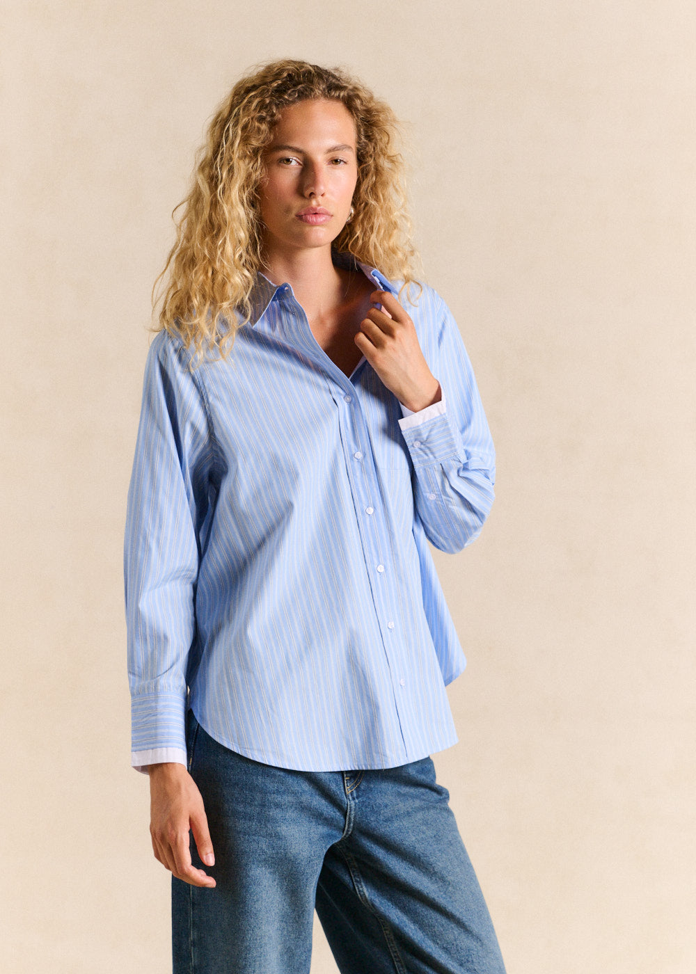 Chemise rayée oversize - Sud Express - 5 - Sud Express