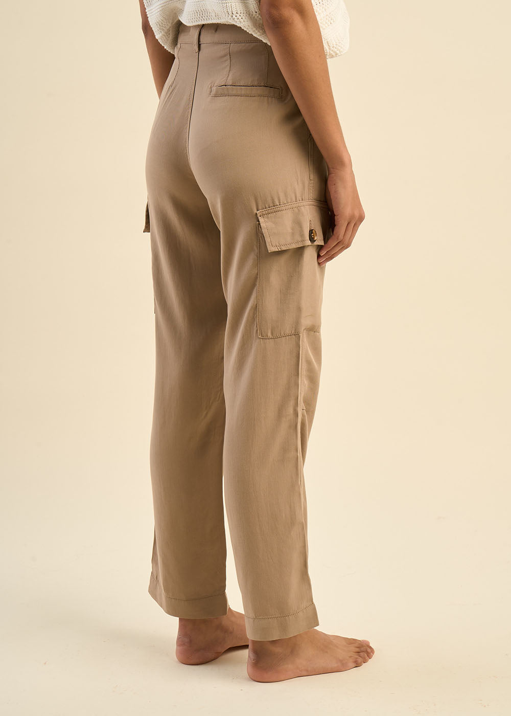 Pantalon cargo coupe droite - Sud Express - 6 - Sud Express