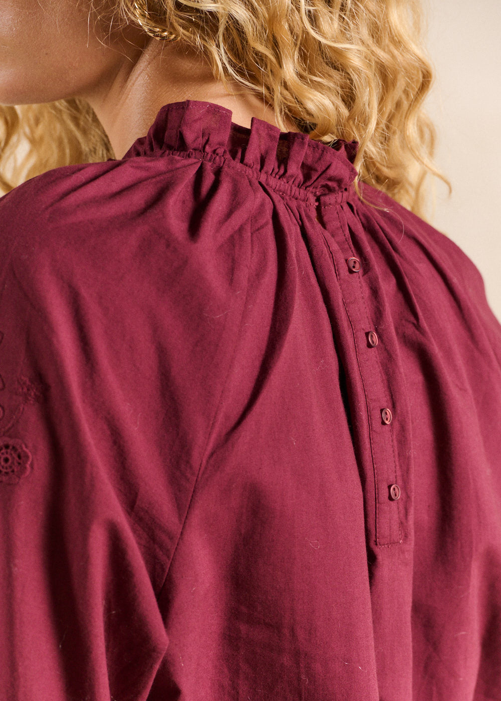 TISABEL Chemise coton brodée - 4 - Sud Express - Sud Express