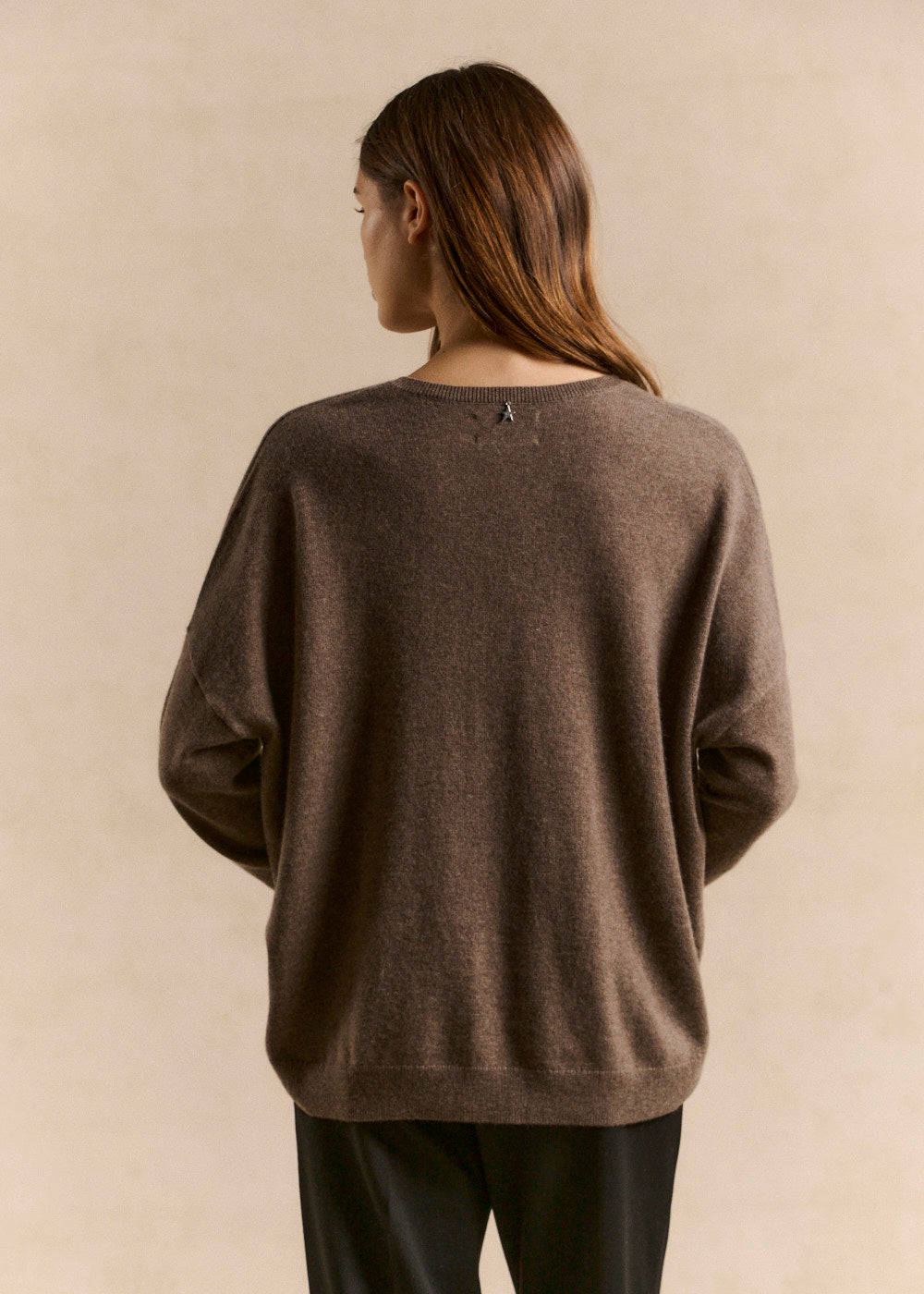 Pull cachemire col V ample - Sud Express - 3 - Sud Express