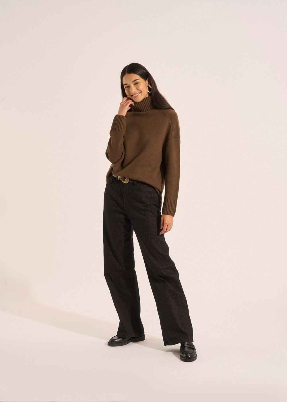 JOURS ÉTOILÉS PARYLAPantalon léopard jambe large