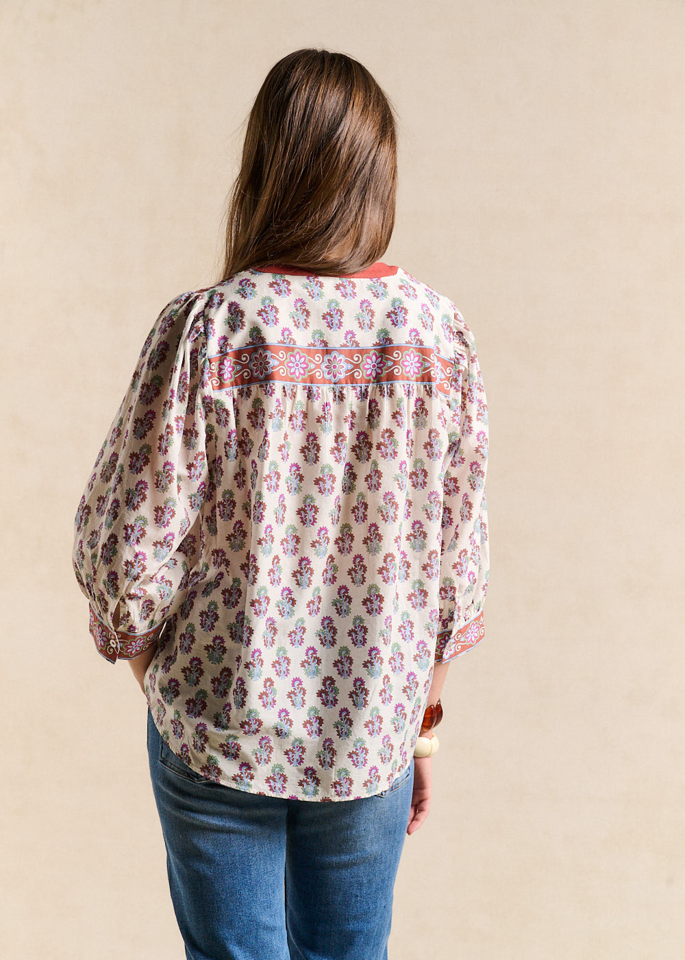 TALMA Blouse imprimé indien - 3 - Sud Express - Sud Express