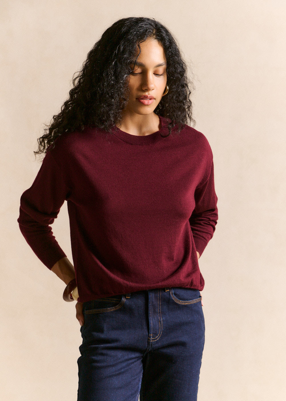 Pull col rond en laine - Sud Express - 5 - Sud Express