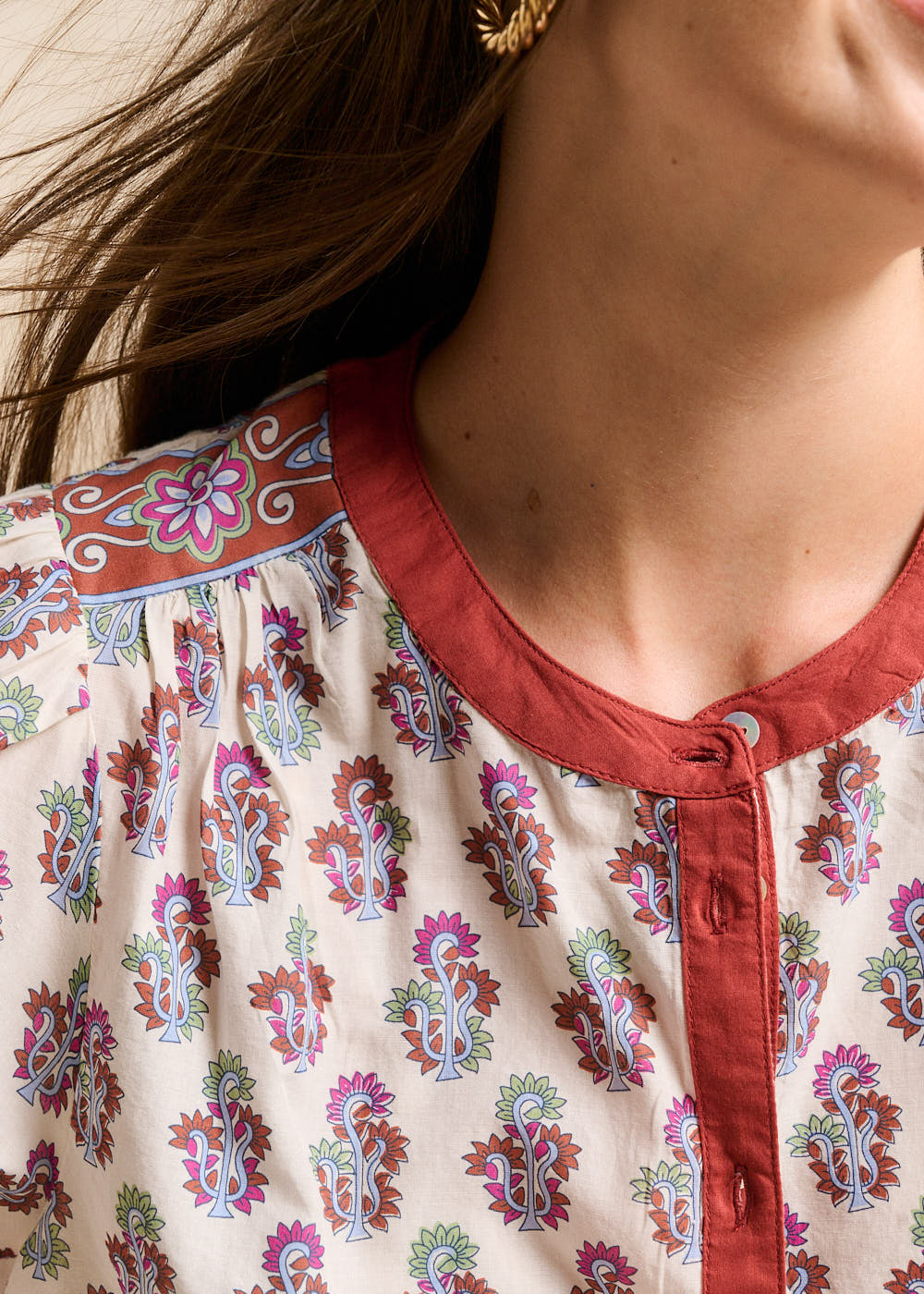 TALMA Blouse imprimé indien - 2 - Sud Express - Sud Express