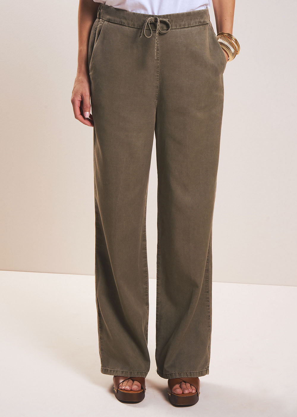 Pantalon droit taille haute - Sud Express - 5 - Sud Express