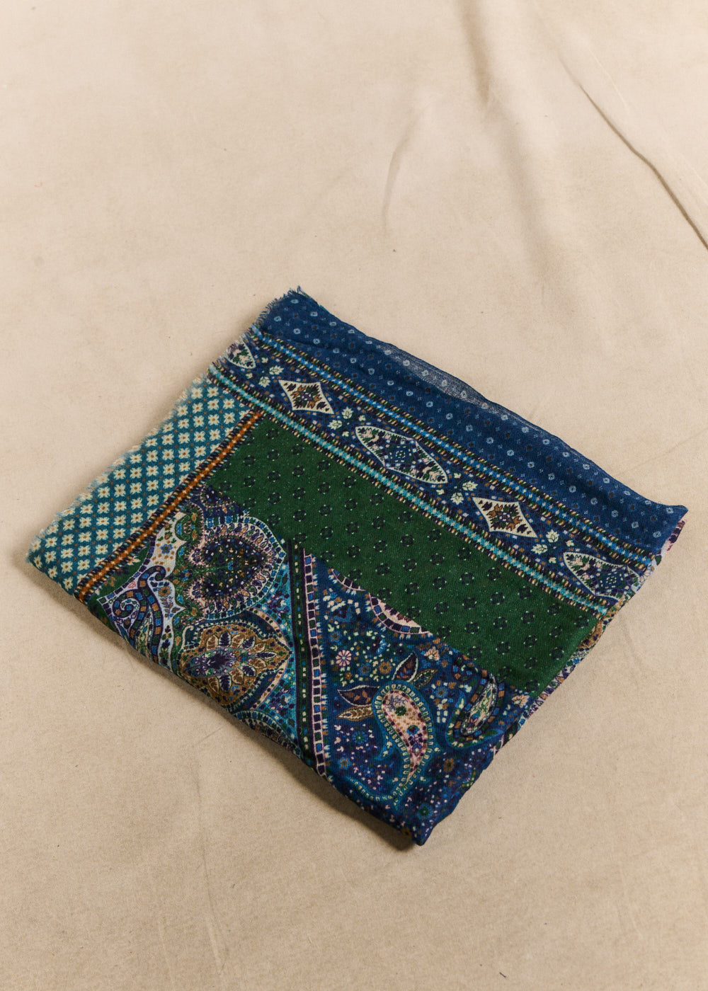 Foulard laine imprimé cachemire - Sud Express - 1 - Sud Express