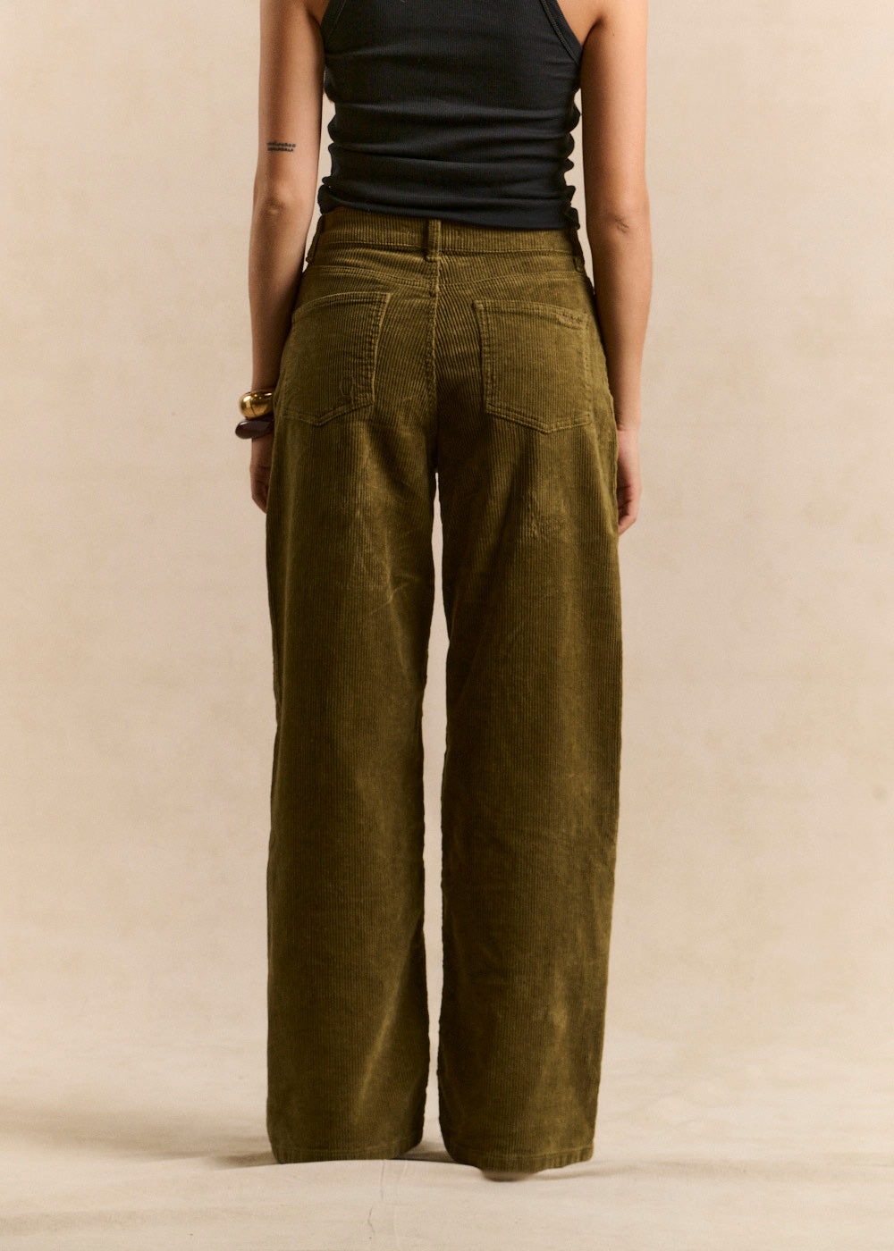CHLOEVEL Pantalon wideleg en velours - 3 - Sud Express - Sud Express