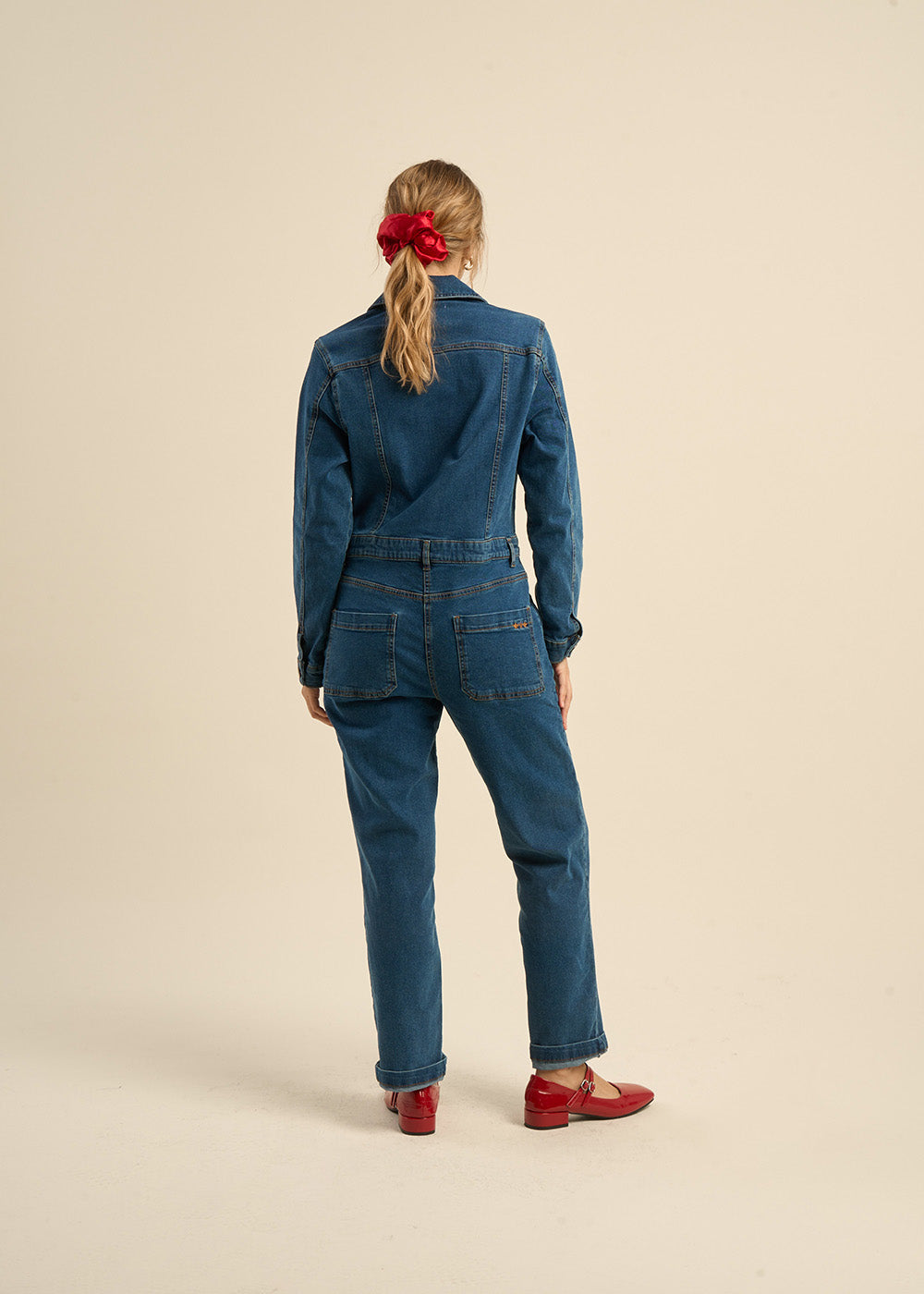 Combi-pantalon en jean - Sud Express - 3 - Sud Express
