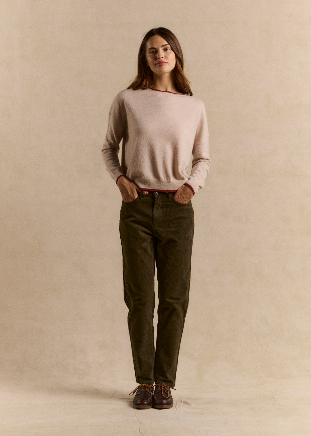 Pantalon slim en velours - Sud Express - 1 - Sud Express