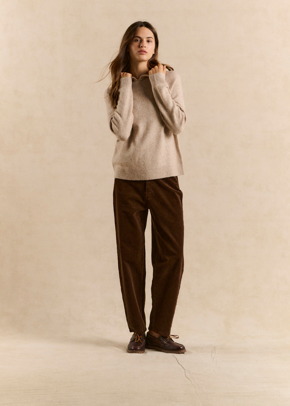 BILLYNI Pantalon velours coupe ballon - 2 - Sud Express - Sud Express