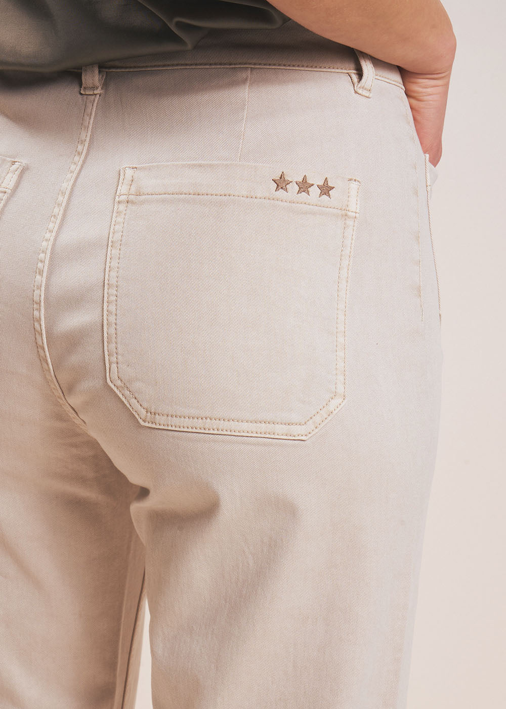 Pantalon jambe large taille haute - Sud Express - 5 - Sud Express