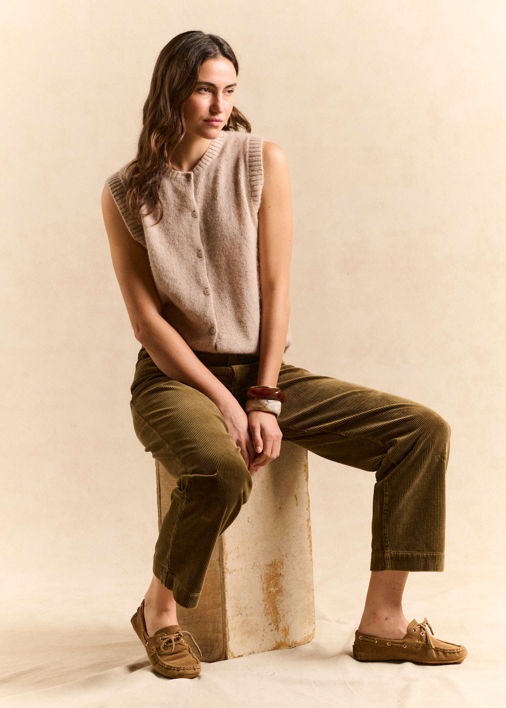 Alpaca Sleeveless Vest - Sud Express - 5 - Sud Express