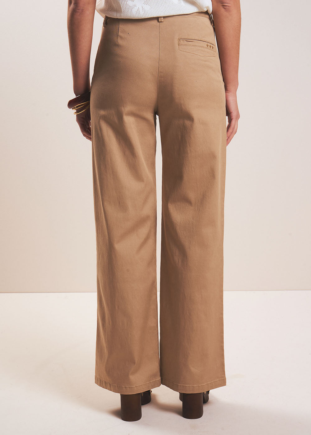 Pantalon droit taille haute - Sud Express - 3 - Sud Express