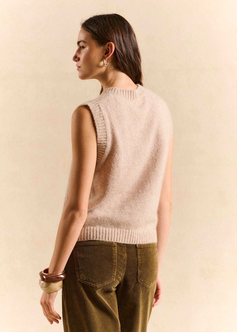 Alpaca Sleeveless Vest - Sud Express - 3 - Sud Express