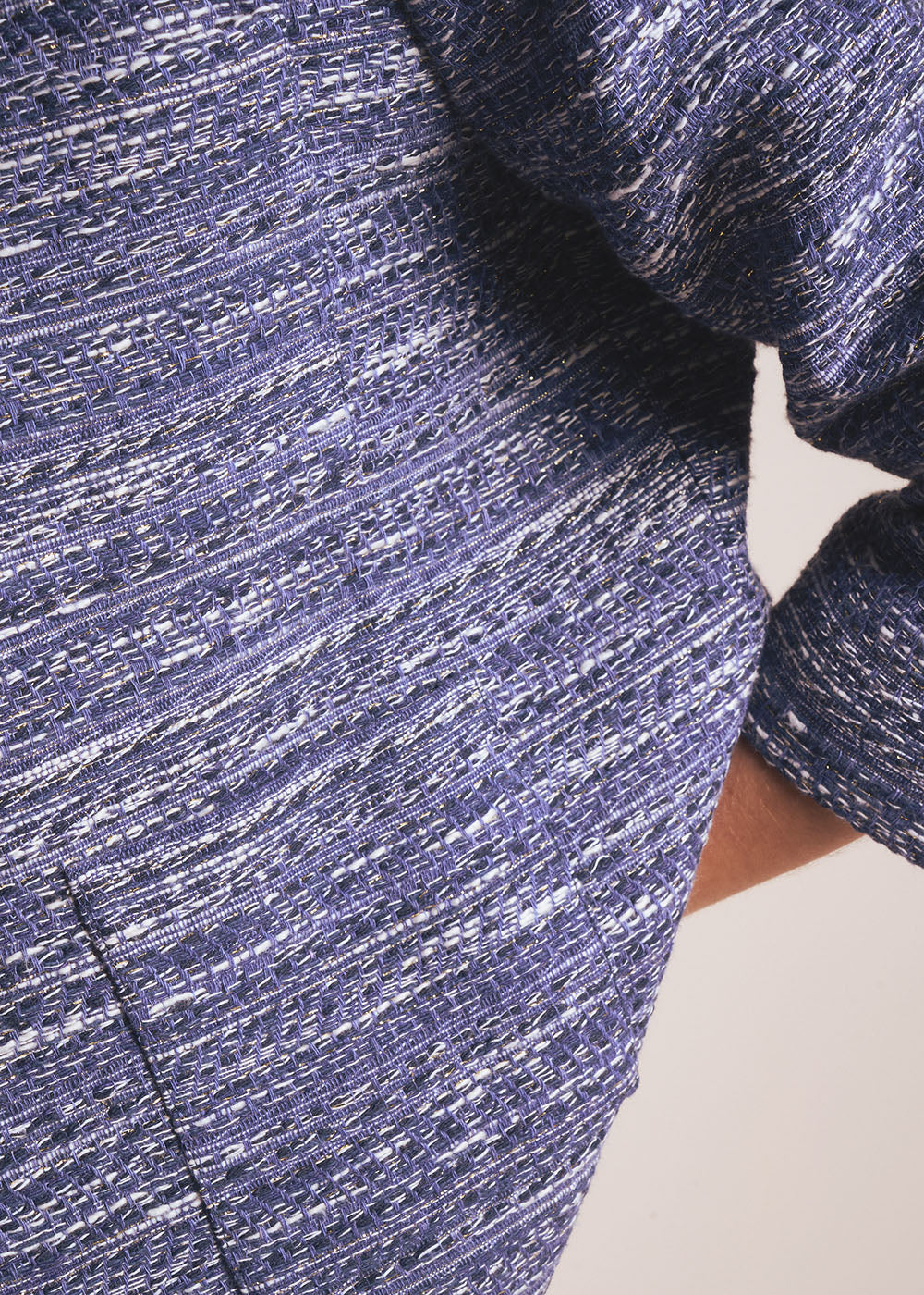 Veste courte en tweed à poches plaquées - Sud Express - 5 - Sud Express
