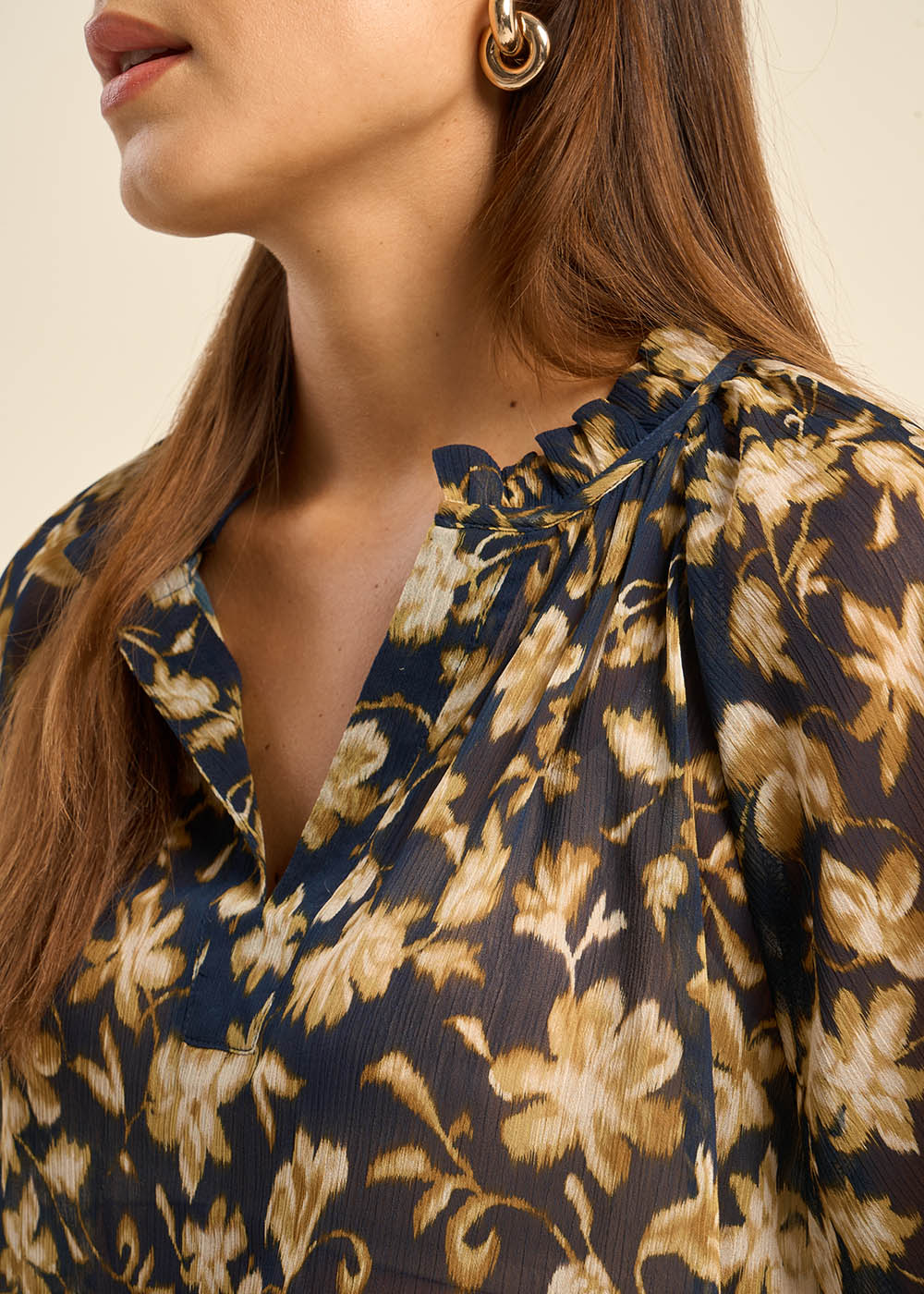 Blouse manches courtes imprimée - Sud Express - 2 - Sud Express