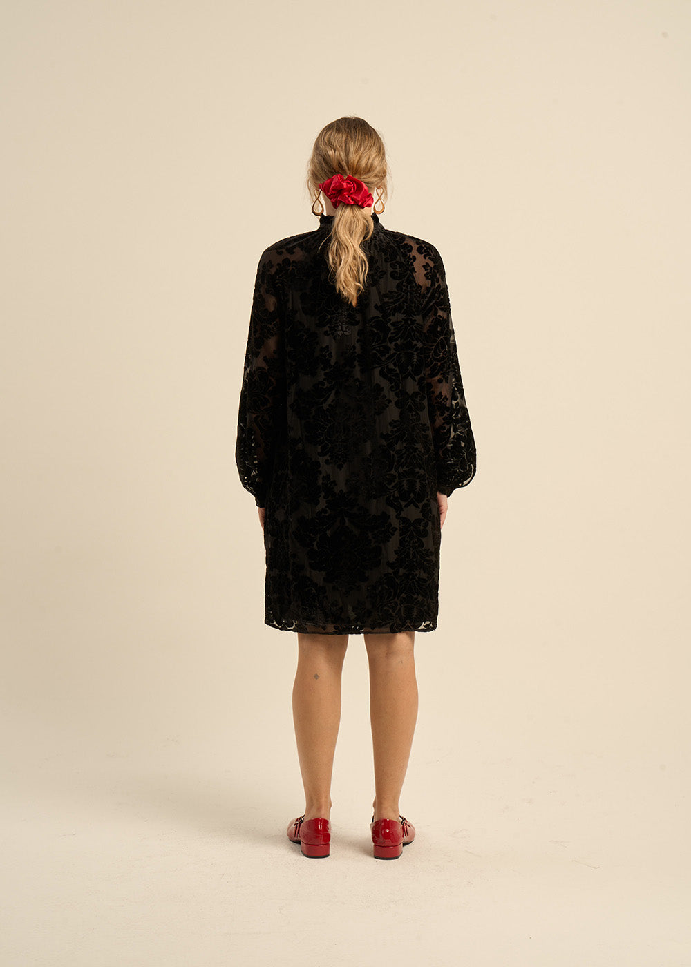 Robe courte en velours - Sud Express - 3 - Sud Express