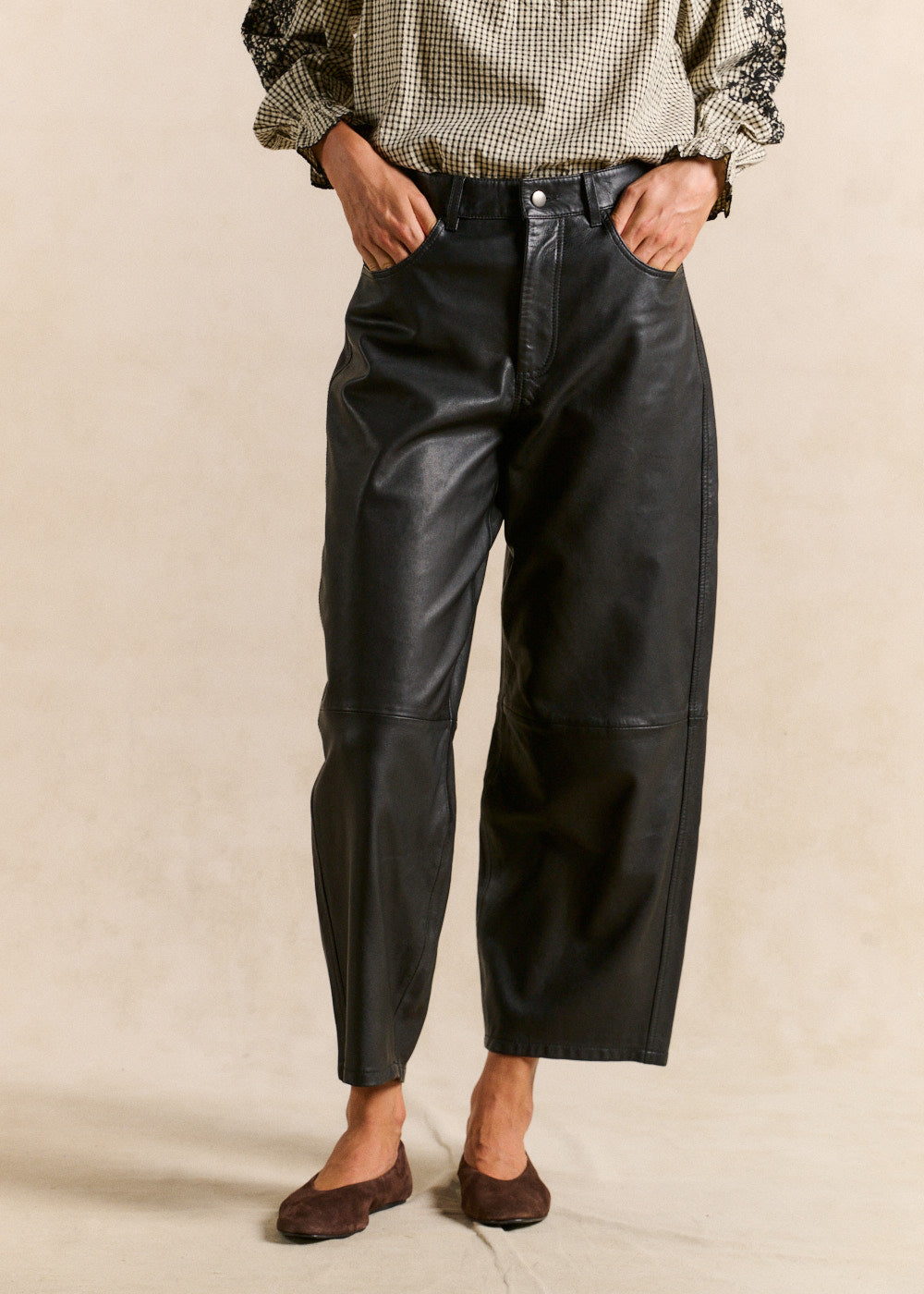 Pantalon en cuir - Sud Express - 1 - Sud Express