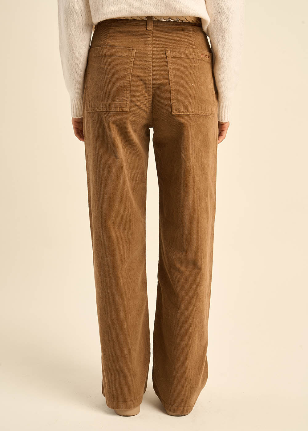 Pantalon en velours à coupe droite - Sud Express - 3 - Sud Express