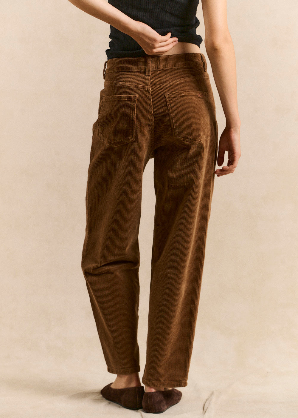 BILLYNI Pantalon velours coupe ballon - 3 - Sud Express - Sud Express