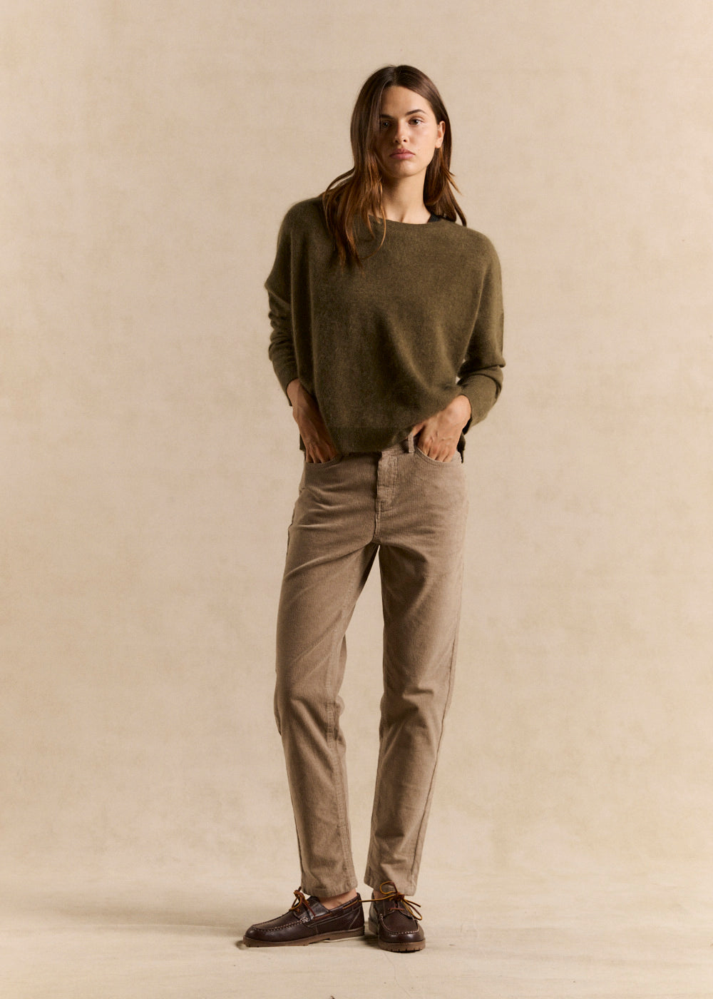 Pantalon slim en velours - Sud Express - 1 - Sud Express