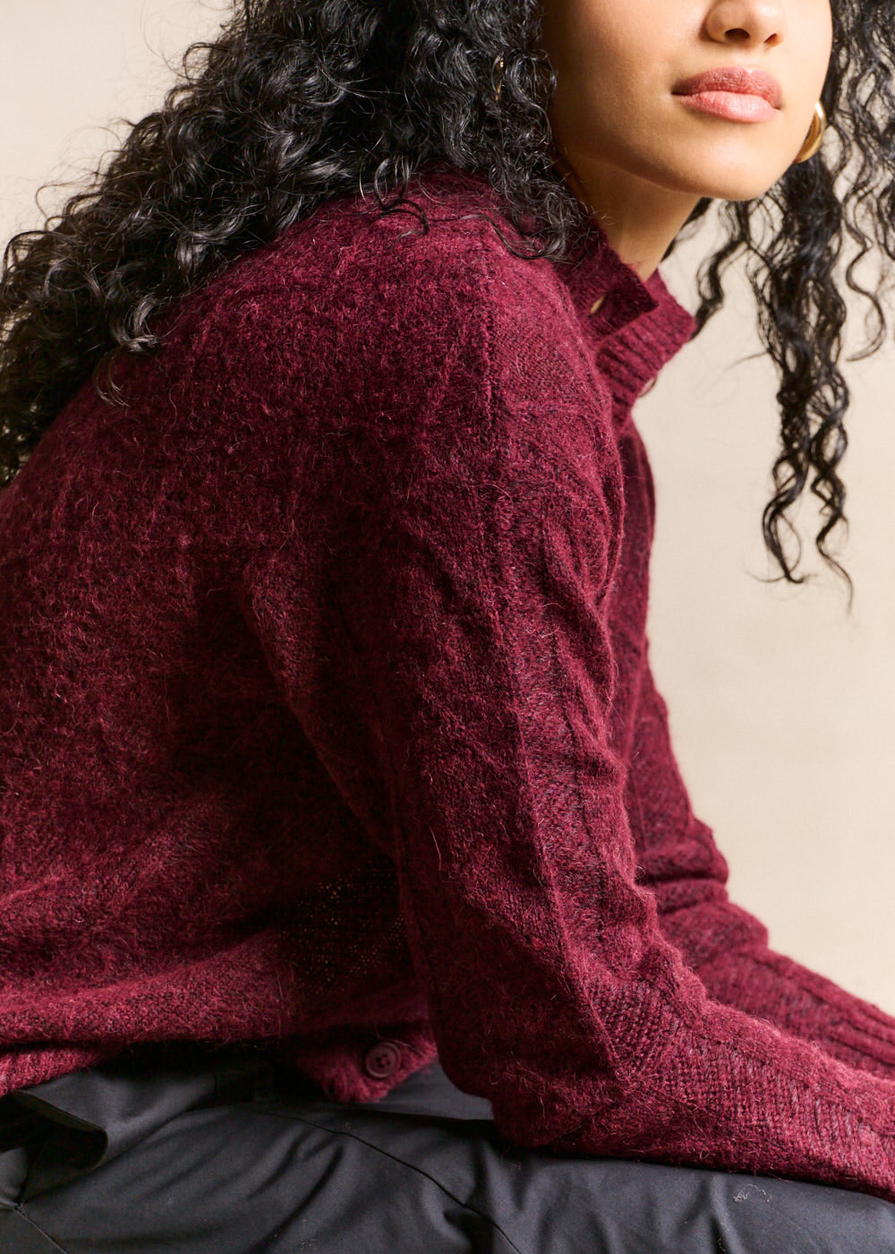 Gilet en maille chevron - Sud Express - 4 - Sud Express