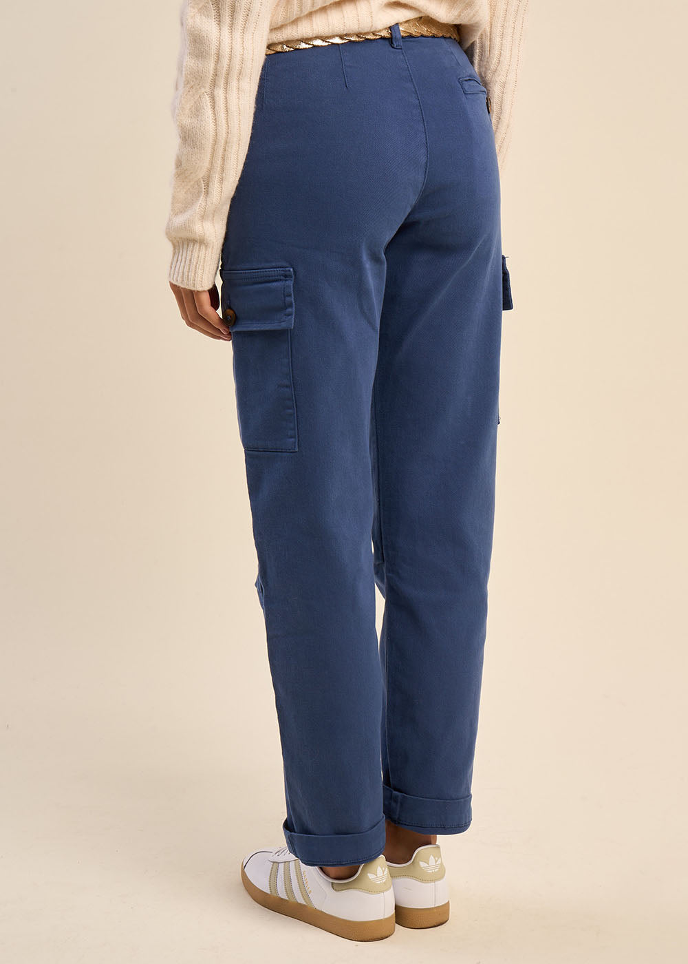 Pantalon cargo taille haute - Sud Express - 3 - Sud Express