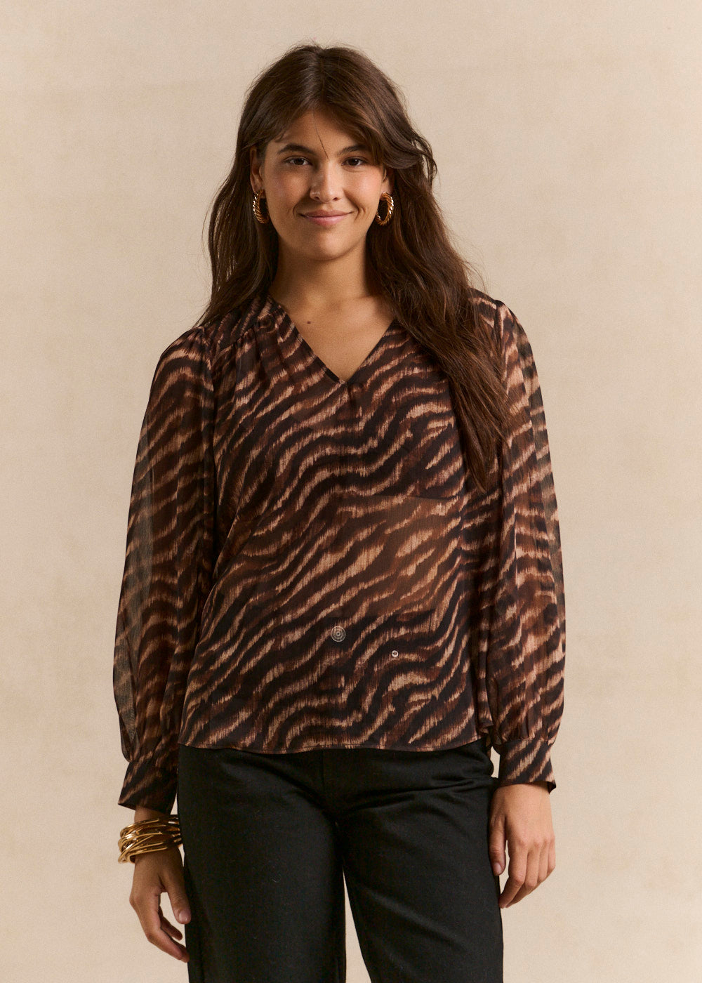 Top ample imprimé animalier - Sud Express - 5 - Sud Express